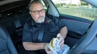 Carl's Jr. Drive Thru, Breakfast Burger, No Cheese, Side of Gravy, Mesa, Arizona, 18 June 2025, NGH