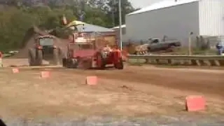 Case DC pulling at Luck, WI