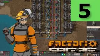 Factorio Space Age Modded #05 Решение проблем с электропитанием