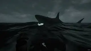 Sharks and Minnows - Megalodon eating eels