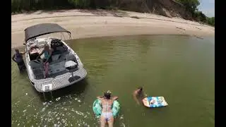 Flying Drone @ Harry Strunk Lake Cambridge, Nebraska