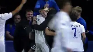 Kentucky's Eythor Bjorgolfsson scores goal vs. West Virginia