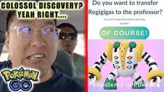 I TRANSFERRED MY REGIGIGAS, COLOSSOL DISCOVERY EVENT [Cebu City, Philippines, Pokemon GO]