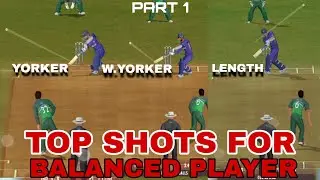 TOP FREE SHOTS FOR BALANCED PLAYERS /RC22/ #realcricket22 #gaming #games #gamer