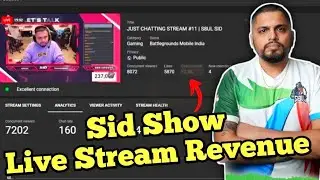 Sid Income Revealed | Sid Live Stream Revenue | Sid Income | Sid | Sid Live Stream Scam