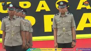 KAPOLDA SUMUT MEMIMPIN UPACARA PENUTUPAN DAN PELANTIKAN BINTARA POLRI TA 2019/ 2020