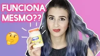 MAIONESE NO CABELO?! HIDRATA??
