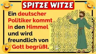 🤣Spitze Witze: Ein deutscher Politiker kommt in den Himmel ... was dann passiert, ist lustig 🤣😂🤣