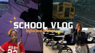 Школьный VLOG (День со мной в школе)🏫❤️💛