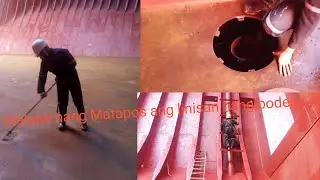 Buhay Marino: Cargo holds cleaning 4  #cargoholds   #holdscleaning  #holdscleaning procedure