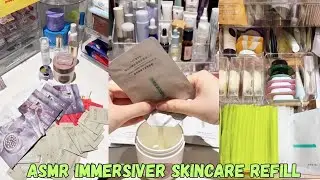 5-MIN ASMR SKINCARE REFILL ~ Immersive Satisfying Replacement Video. #viralvideo #skincare #refill 