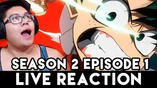 Boku No Hero Academia (My Hero Academia) Season 2 Episode 1 Live Reaction!