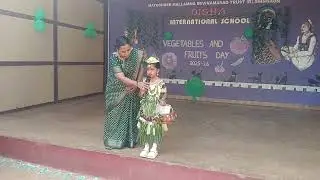 Lipiksha vegitables Day Program Disha school speech LKG
