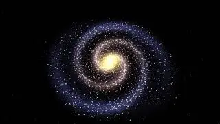 Simulating a spiral galaxy in Unity