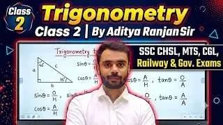 Aditya Ranjan Sir maths Trigonometry Class 2