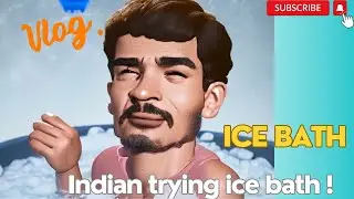 My First Ice Bath Experience In India | Indian taking ice bath | Hemant Rathi