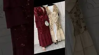 2023 Eid Kimono Sequins Furry Open Abaya Ramadan|  Women Belted Maxi Dress #shorts #openabaya