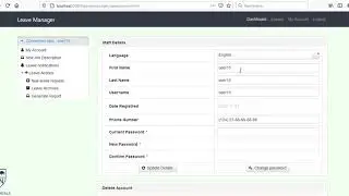 Employee Leave Management System