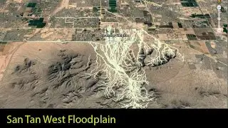 Water Flow Model - Alluvial Fan
