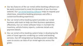 Car Rental Online Booking System