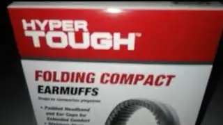 UNBOXING HYPER TOUGH FOLDING COMPACT EARMUFFS. $9.94 SAFETY FIRST   #earmuffs#subscribe #youtube