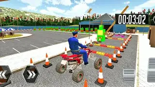 Police ATV Quad Bike Parking Simulator Game | ATV Bike Racing Game 3D