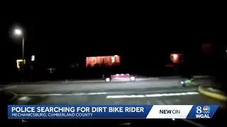 Mechanicsburg police search for driver of dirt bike who ran stop sign, fled from officer