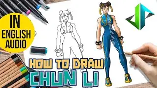 [DRAWPEDIA] HOW TO DRAW *NEW* CHUN LI from STREET FIGHTER & FORTNITE - STEP BY STEP DRAWING TUTORIAL