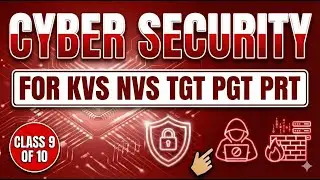 Virus vs. Worm vs. Trojan: Malware Types Explained | Cyber Security | ICT Class 9 FOR KVS NVS DSSSB
