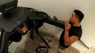 Moving a Bowflex 10 downstairs - Movers in Frisco - Rescue Moving Services (972) 2498233.