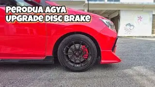 Perodua Axia aka Agya Dcvt Upgrade Disc Brake Depan 11 Inci 