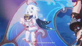 Paimon and Arataki Itto