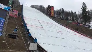 Piotr Żyła - 228.5 m, Planica 2017, widok z trybuny, 60 fps