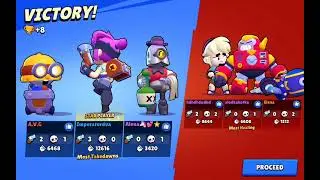 BRAWL STARS. #Brawl Ball, #Player PENNY Artillery, #Fierce battles, #part 2