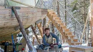 Finishing the Staircase up to the Deck - No. 30