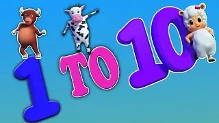 Number Song | Numéro chanson en français | garderie rimes compilation