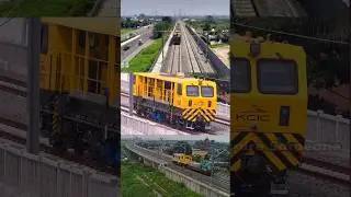 Chinese WD-350 Dynamic Track Stabilizer #railway #train #keretaapi #locomotive #lokomotif #shorts