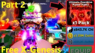 Free X-Genesis Pets Part 2!! Over Power Pets!! - Ninja Legends
