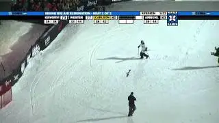 Winter X Games 15 - Sammy Carlson Lands Switch Double Rodeo 1080 On One Ski
