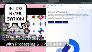 Creative coding with Processing and OPENRNDR #1