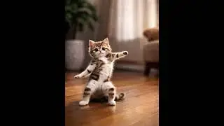 dancing kitty cat 🐈😺 # short video #cutecat #funny #cat