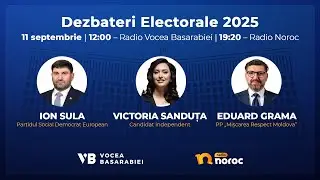 ELECTION DEBATE with Ion Sula, Victoria Sanduta, Eduard Grama