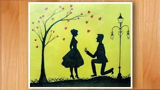 💕Propose Day Drawing Easy💕 | Propose Drawing Easy For Beginners | Pencil Drawing