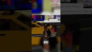 Roblox Taxi Prank: Tip Gone Wrong, Fuel Tank Empty! #shorts