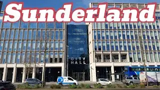 Sunderland February 2025, walk along riverside to town centre. Do visit Sunderland.