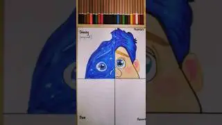 DRAWING WADE IN 4 DIFFERENT STYLES|PART 2| #shorts #foryou #viral #wade #elemental #artsbymomina #yt
