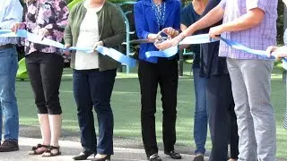 Memorial School Playground Ribbon Cutting (Full Video) | Medway Happenings