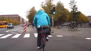 Cycling in Copenhagen : Slesvigsgade_ Alsgade _ Frederiksberg Alle_ H.C. Orsteds vej
