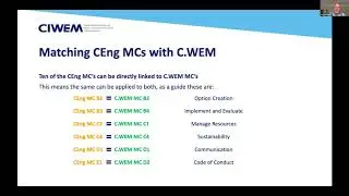 CIWEM Chartership webinar series: Career Overview Report and Mandatory Competencies | Part 1