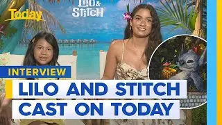 David sits down with the cast of Disney's live action 'Lilo and Stitch' movie | Today Show Australia